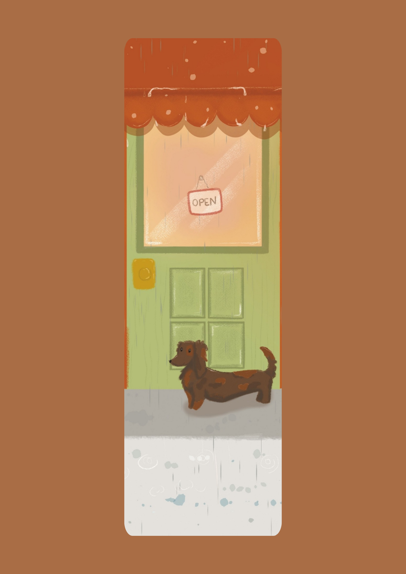 Marque-page Temps de chien