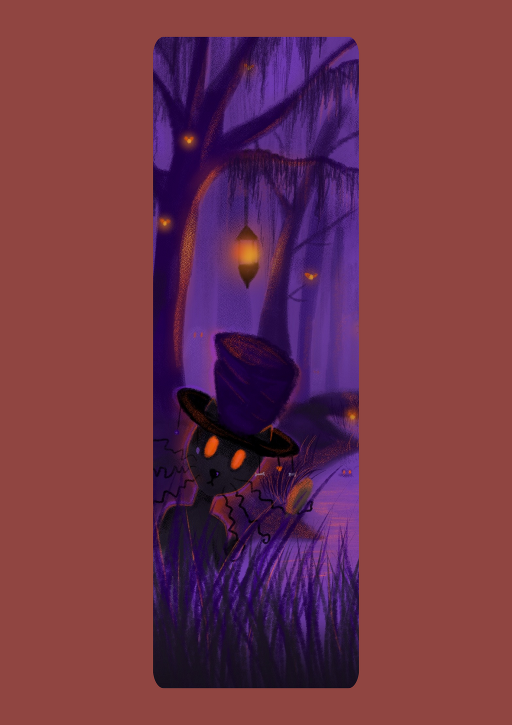 Marque-page Spooky au bayou