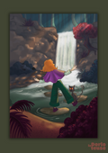 La cascade enchantée