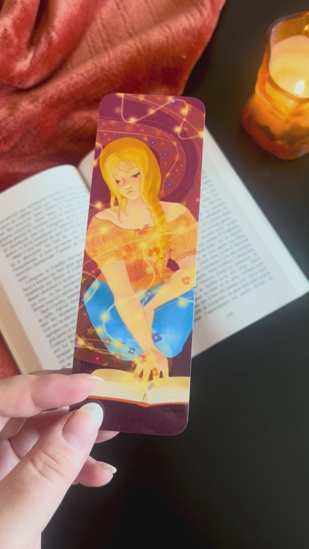 Marque-page Livre magique